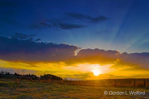 Sunset Cloud Bank_47969.jpg - Photographed near Ottawa, Ontario - the Capital of Canada.